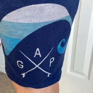 GAP KIDS Navy blue boys fleece jogger shorts SZ XL